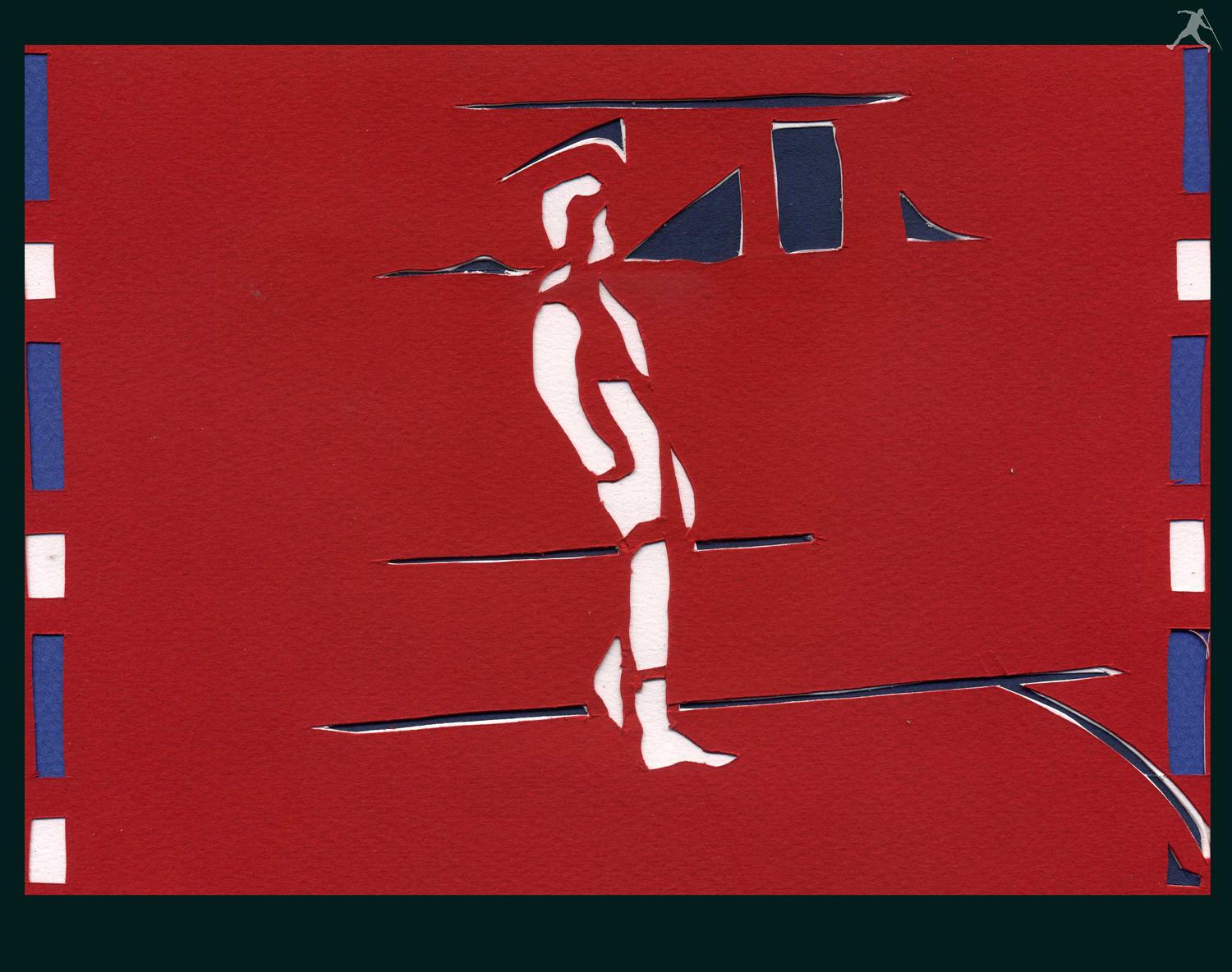 Backley ( 3 colors )Red, White & Blue (63)